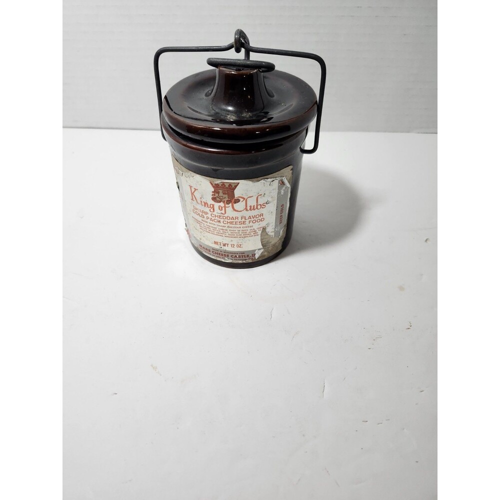 King Of Clubs Cheese Jar